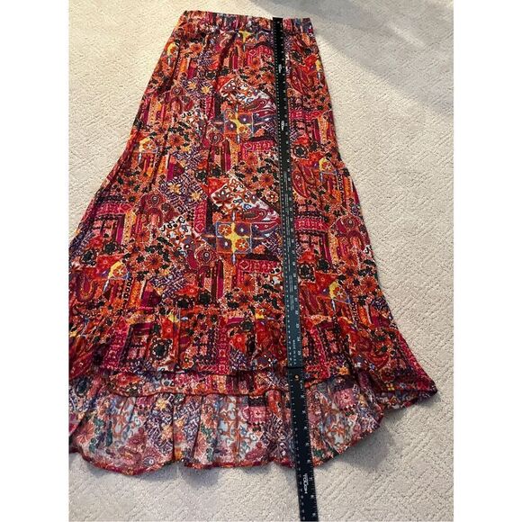 Patterson J Kincaid Patchwork Maxi Skirt - Picture 2 of 6